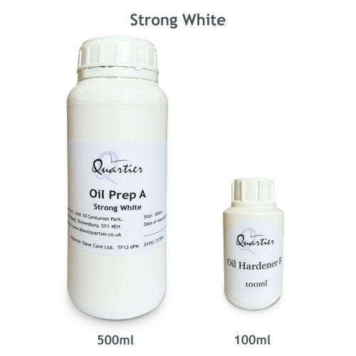 AboutQuartier Oil Prep 2K Strong White 500ml + Hardener 100ml  370.0101.600
